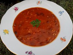 Rajská polévka (nejen) s fazolemi