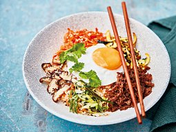 Korejská rýže Bibimbap